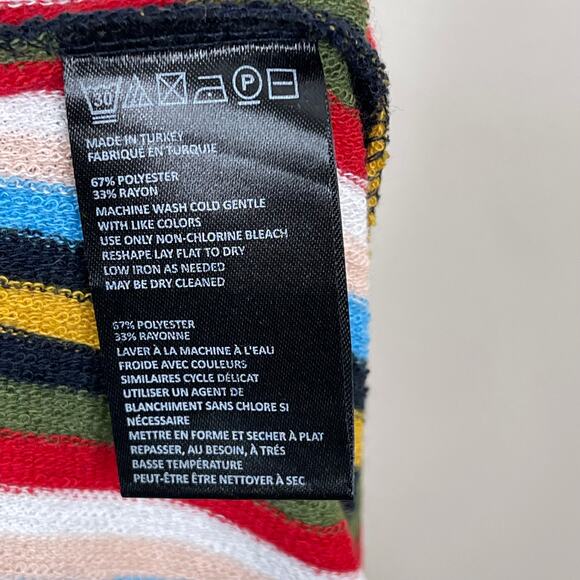 Urban Outfitters Striped Wide Leg Cropped Pants S - Picture 8 of 10